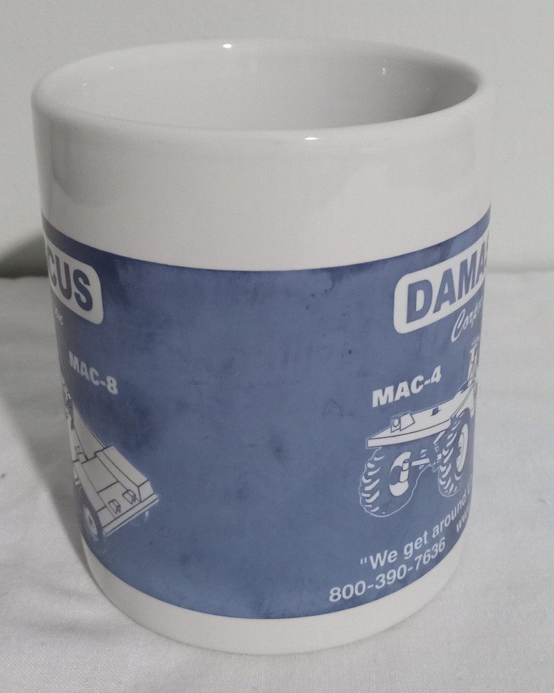 Damascus Coal Mining Machine 11oz Coffee Mug See Description