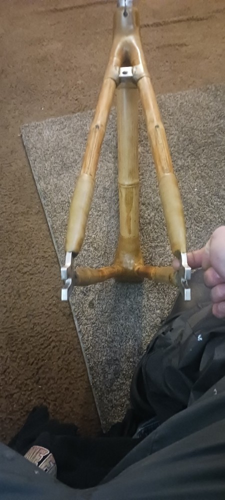 bamboo bicycle frame FIXIE style