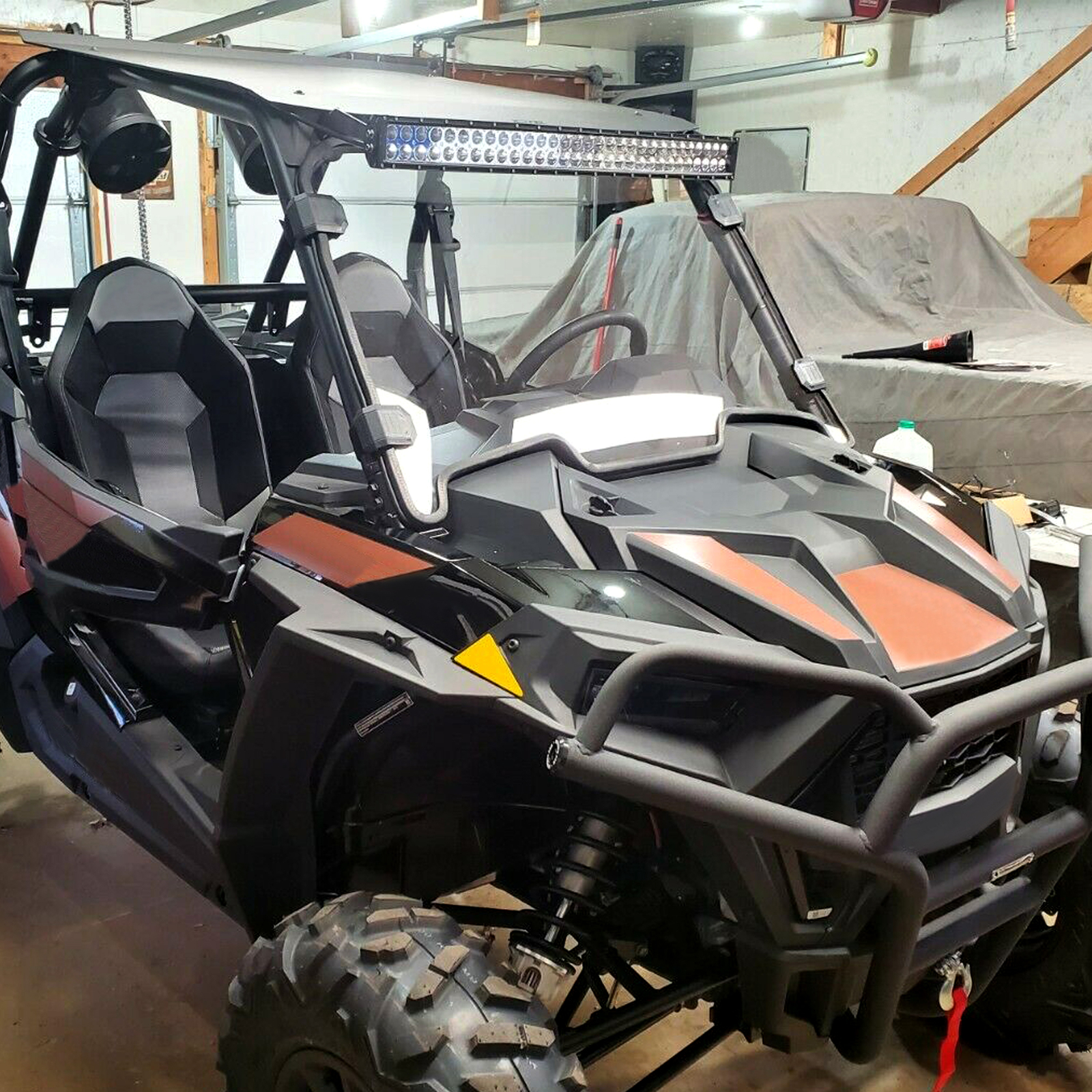 Front Full Windshield Scratch Resistant For 2019-23 Polaris RZR XP 4 1000 Turbo