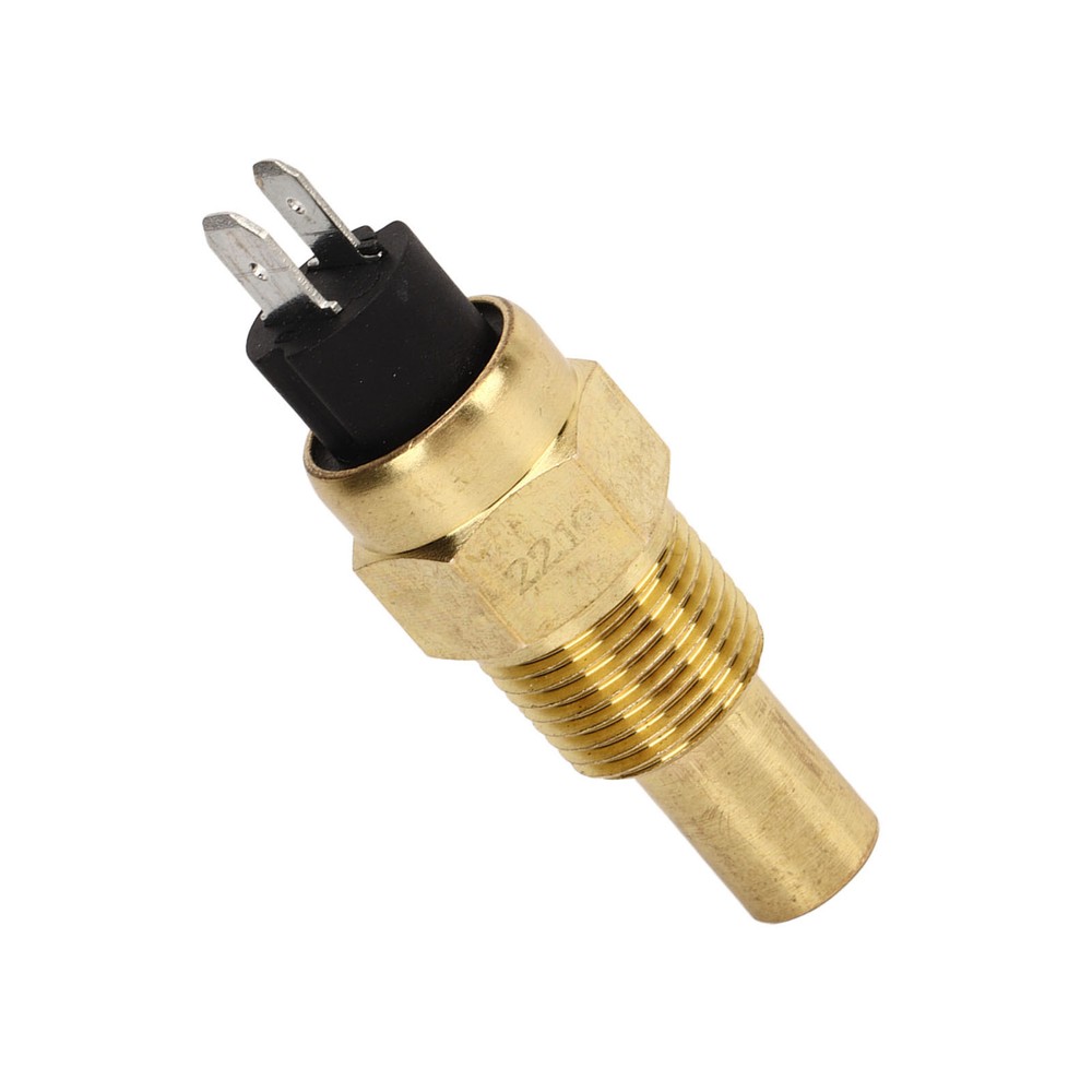 Water Temperature Sensor 3/8NPT Overheating Alarm Engine Coolant Temp Transducer