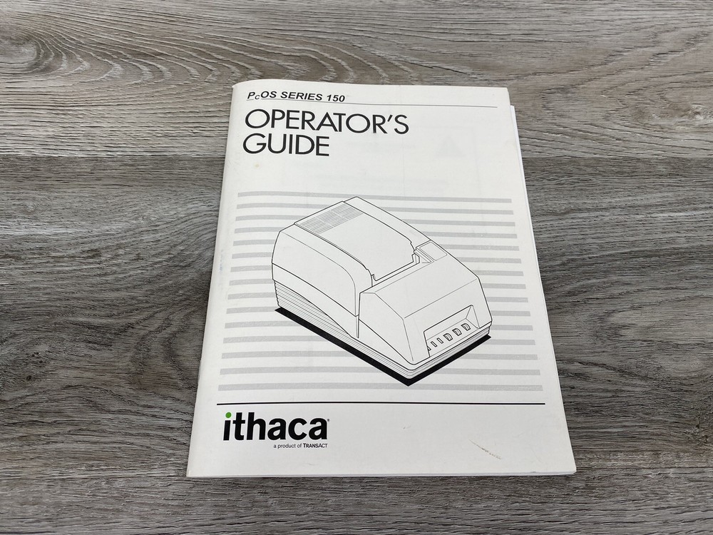 TransAct Ithaca Series 150 MOD 153-S  Receipt Printer Manual