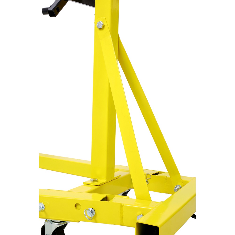 Folding Engine Stand 2000LBS Capacity Motor Hoist 360 Degree Adjustable Mounting