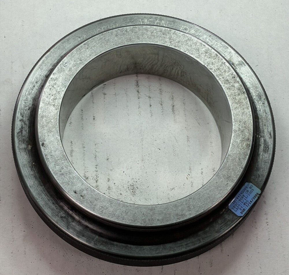 88.95 mm (3.5020") Diameter Bore Ring Gage Master