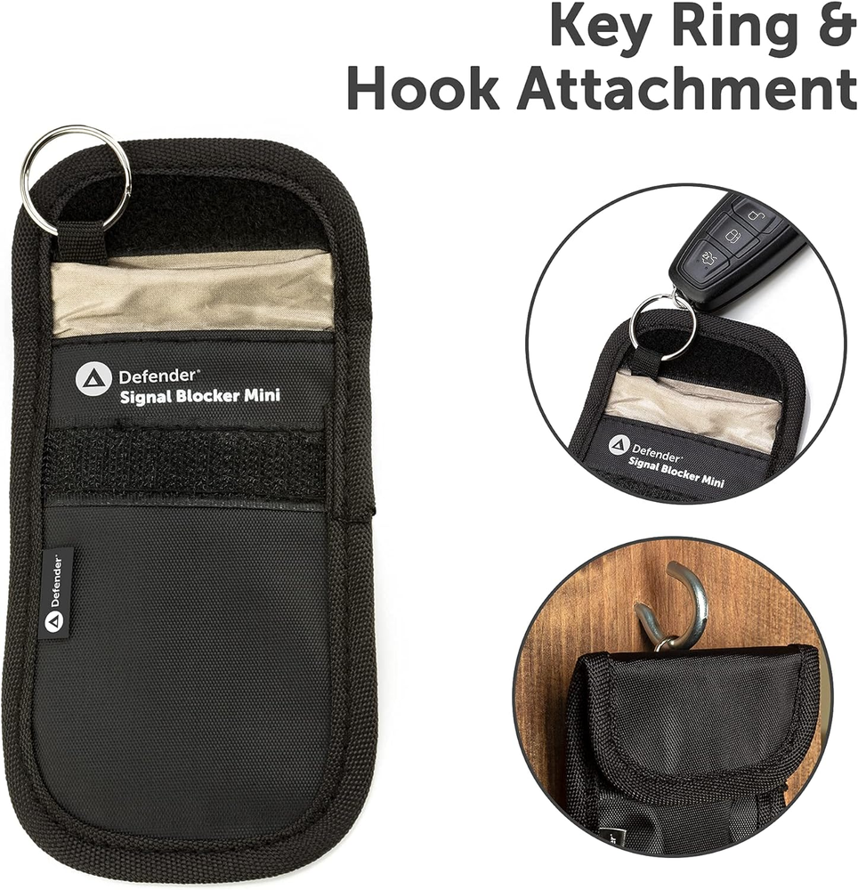 Car Key Signal Blocker Mini Case Faraday Cage Pouch Keyless RFID Blocking Bag