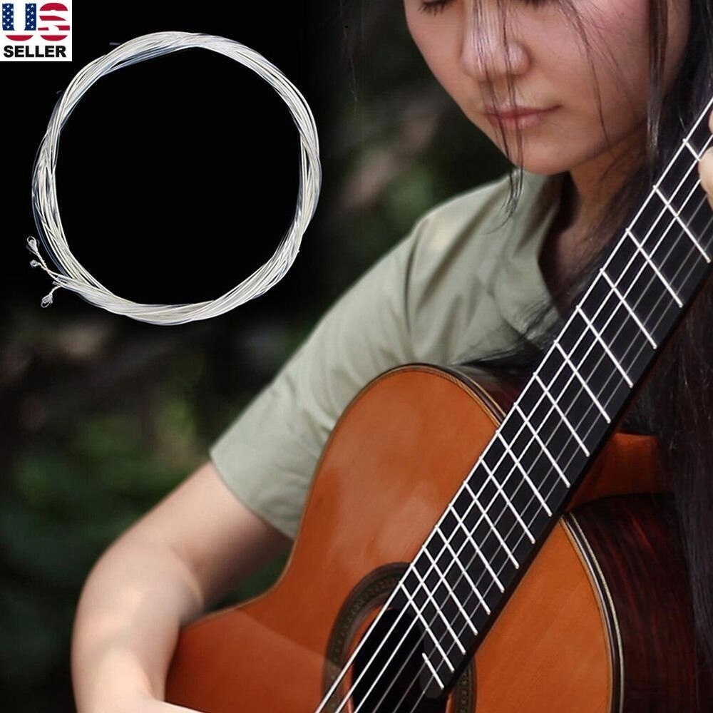 18Pcs Strings Replacement Nylon String For Classical Acoustic Guitar Music Tool