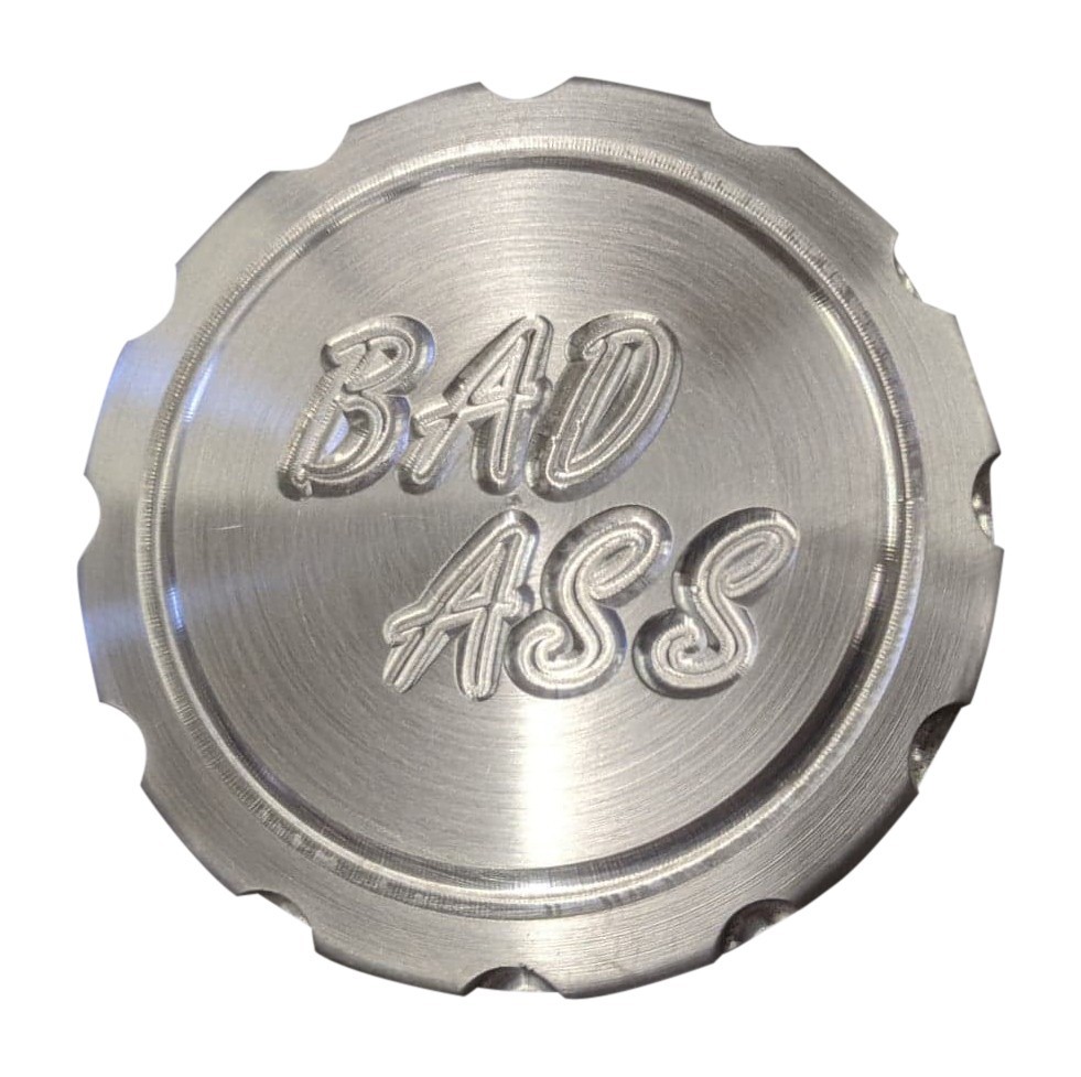 Billet Aluminum 1/4 Turn Vented Gas Cap fits - 3" to 10" Spun Aluminum Gas Tanks