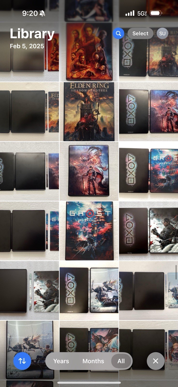 Bundle Of 5 Custom Made Steelbook Cases ( Pick any Of 5 Items) PS4/PS5/Xbox/NS