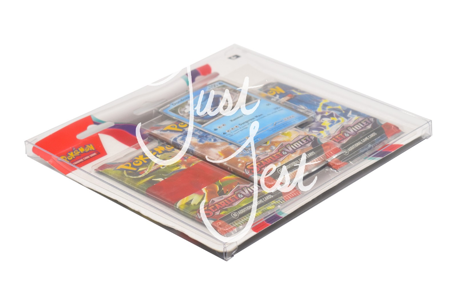 Protective Clear Case for Pokemon Blister Packs (x10) w/ Removable Film