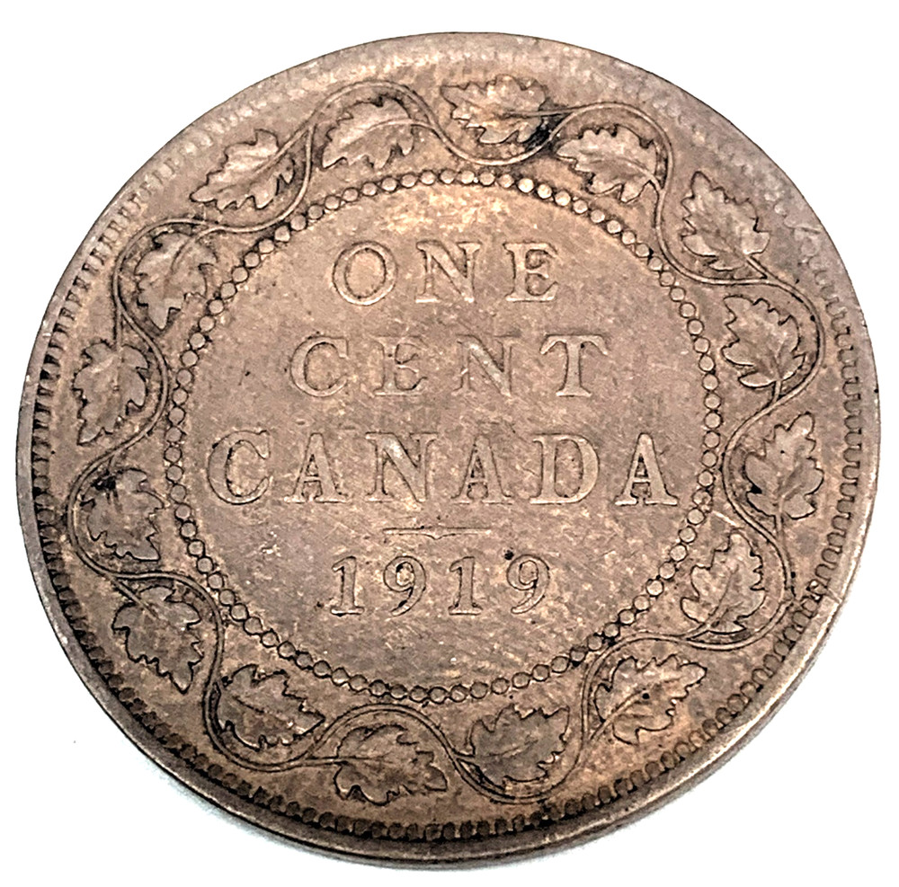 # 5405     CANADA   COIN,     LARGE CENT   1919