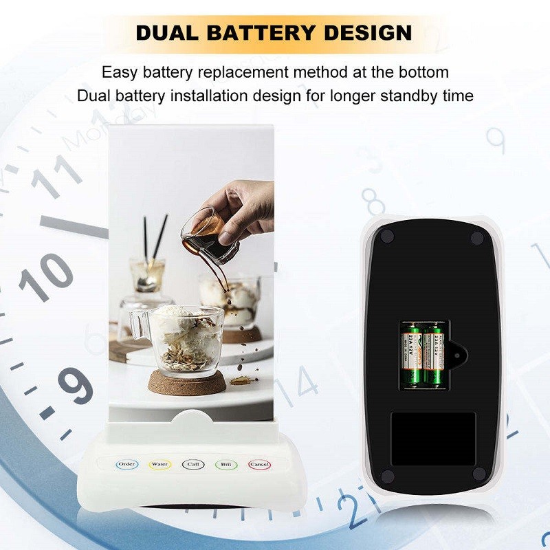 Catel Queuing Wireless Calling System 3 Call Buttons 1Wrist Watch Receiver Cafe
