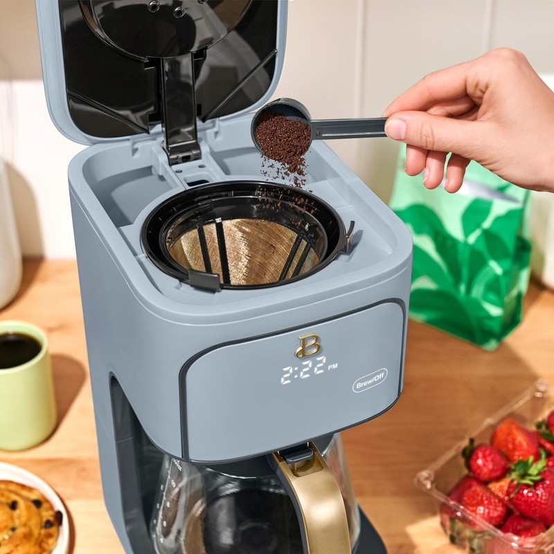 Programmable 12-Cup Coffee Maker Auto Shut Off Brew Strength Touch Display New