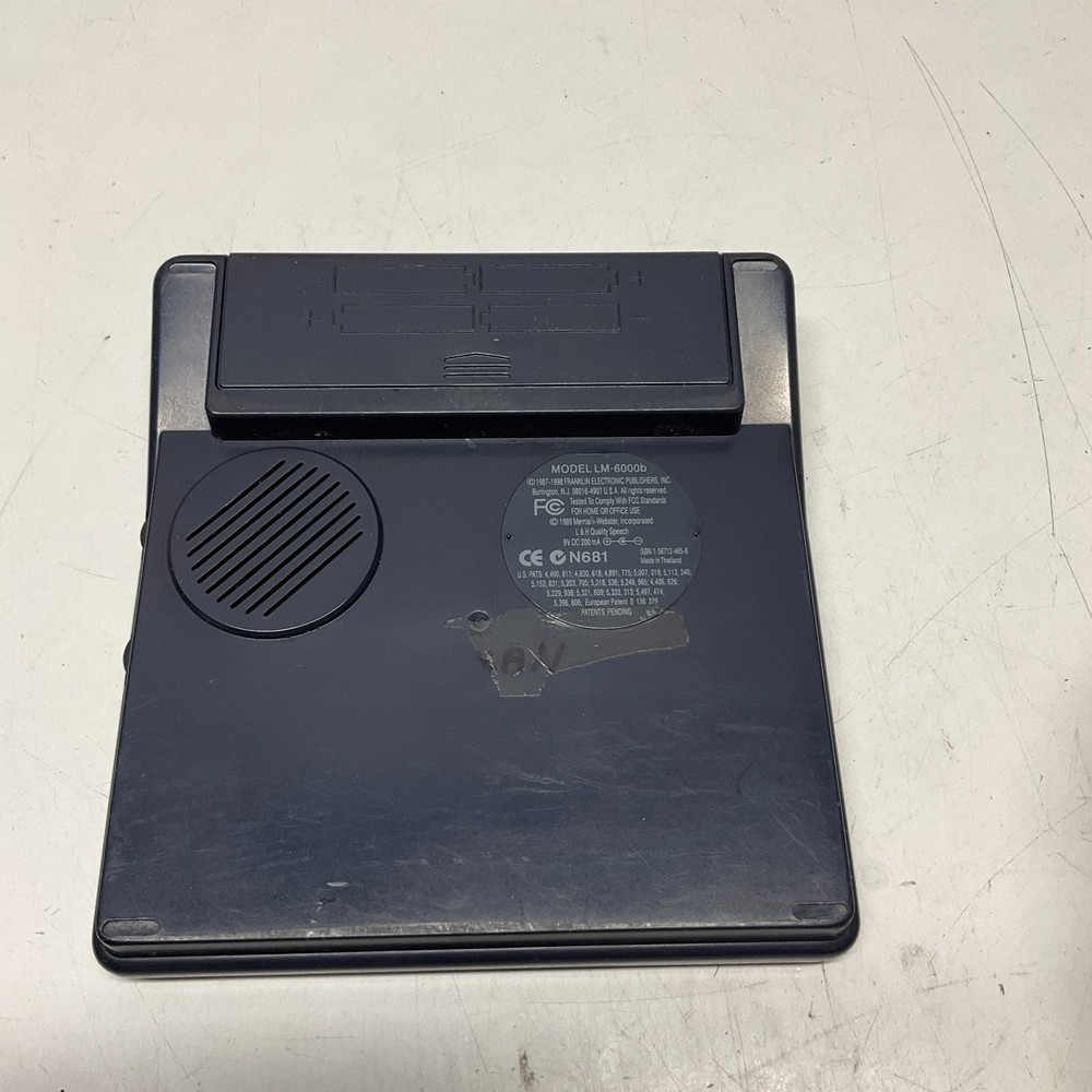 Franklin LM-6000B The Speaking Language Master Vintage Tested Working