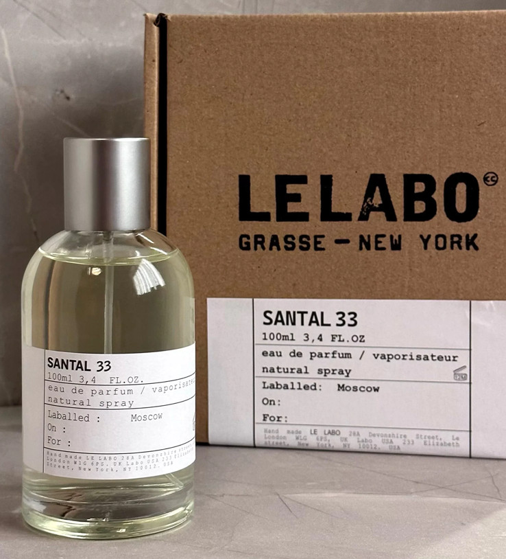 Le Labo Santal 33 Eau de Parfum Spray 3.4 Oz / 100 ML For Unisex New In Box