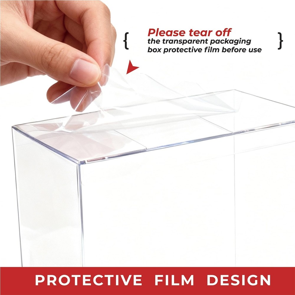 Heetobcos PET Plastic ETB Protector Case - 0.5mm Clear Elite Trainer Box Prot...