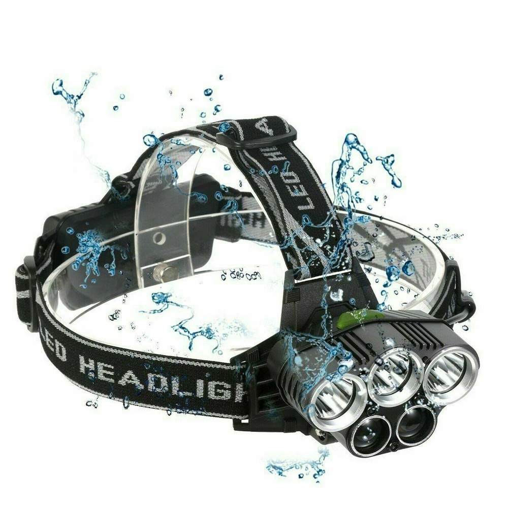 USB Rechargeable Headlamp LED Flashlight Headlight Head Torch Sensor Waterproof
