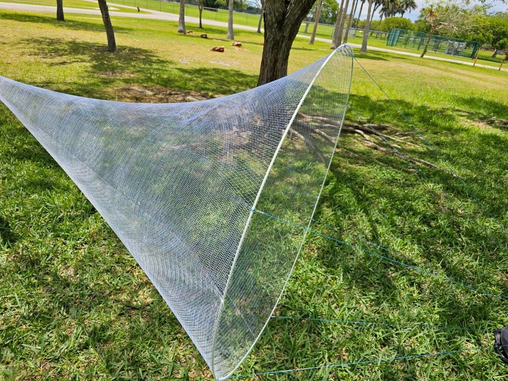 Durable Hoop Net for Ballyhoo & Baitfish 45"