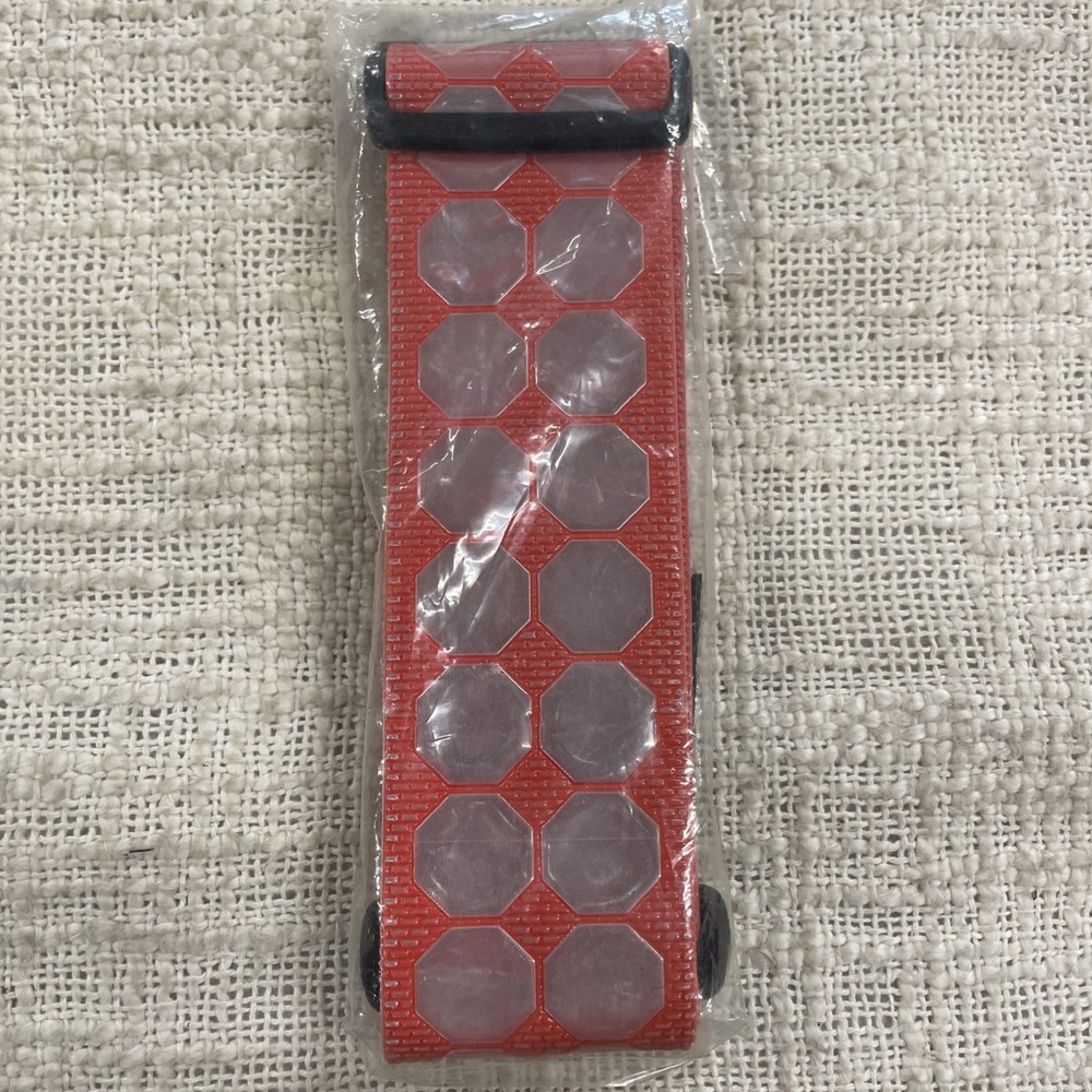 Cyalume Cyflect PT Hook & Loop Swatch 1 Patch 5.5' x 2" Red Belt