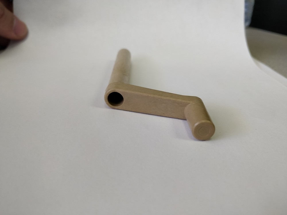 Beige Window Handle 3 3/16" in Plastic Tan
