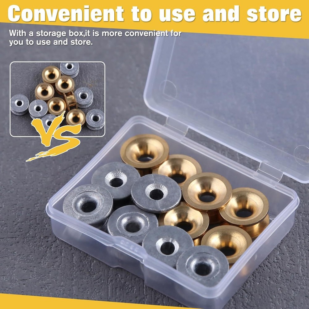 12Pcs Trimmer Head Eyelets – Replacement Parts for String Trimmers, with Storage