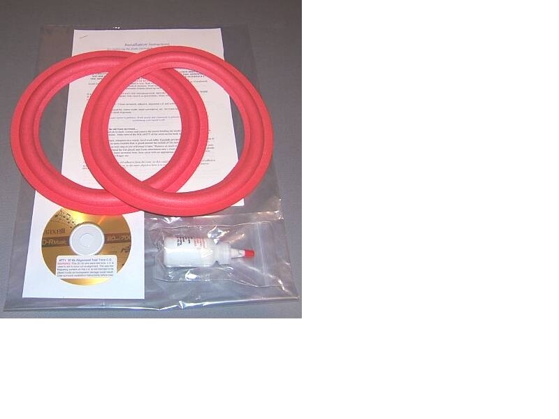 Cerwin Vega D1, CVW8, AT8, ATW8, DX1 8" Foam Surround Speaker Woofer Repair Kit