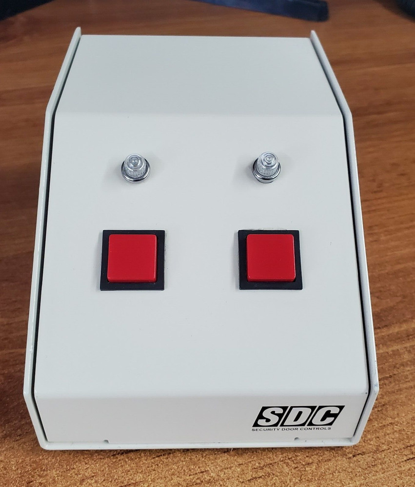 SDC DTMA-2 Mini Console Beige, Two Maintained Switches and Two LEDs