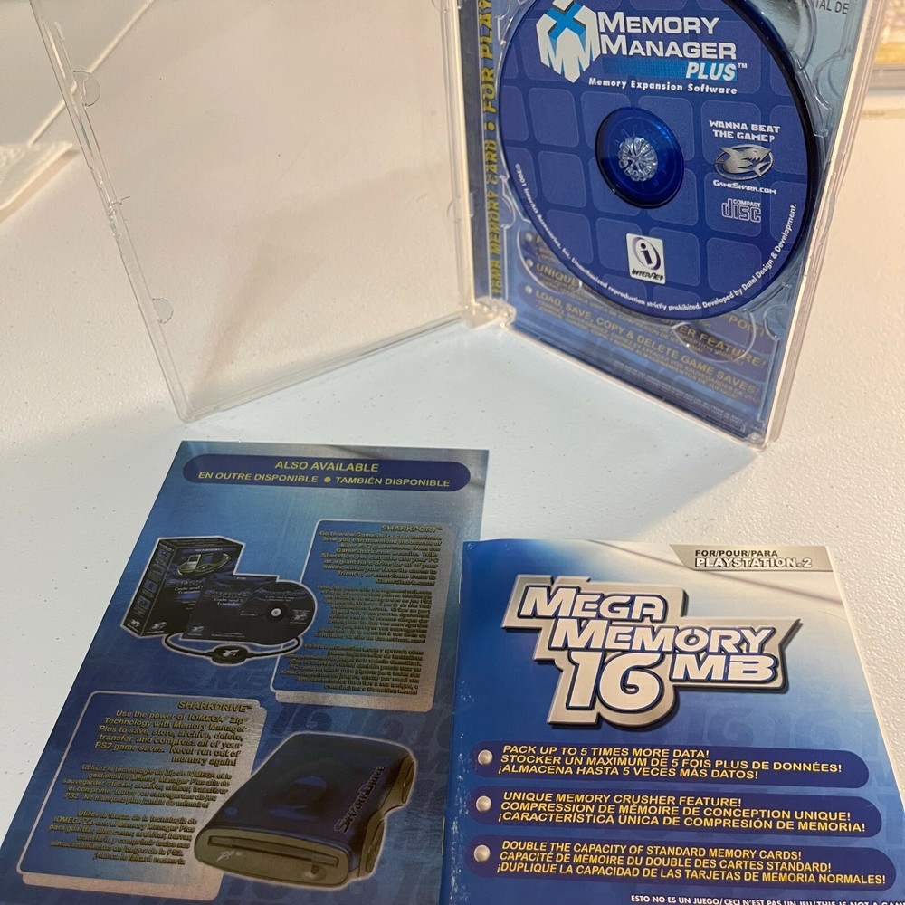 InterAct Mega Memory Manager Plus 16 MB Expansion Software for PS2 - NO CARD