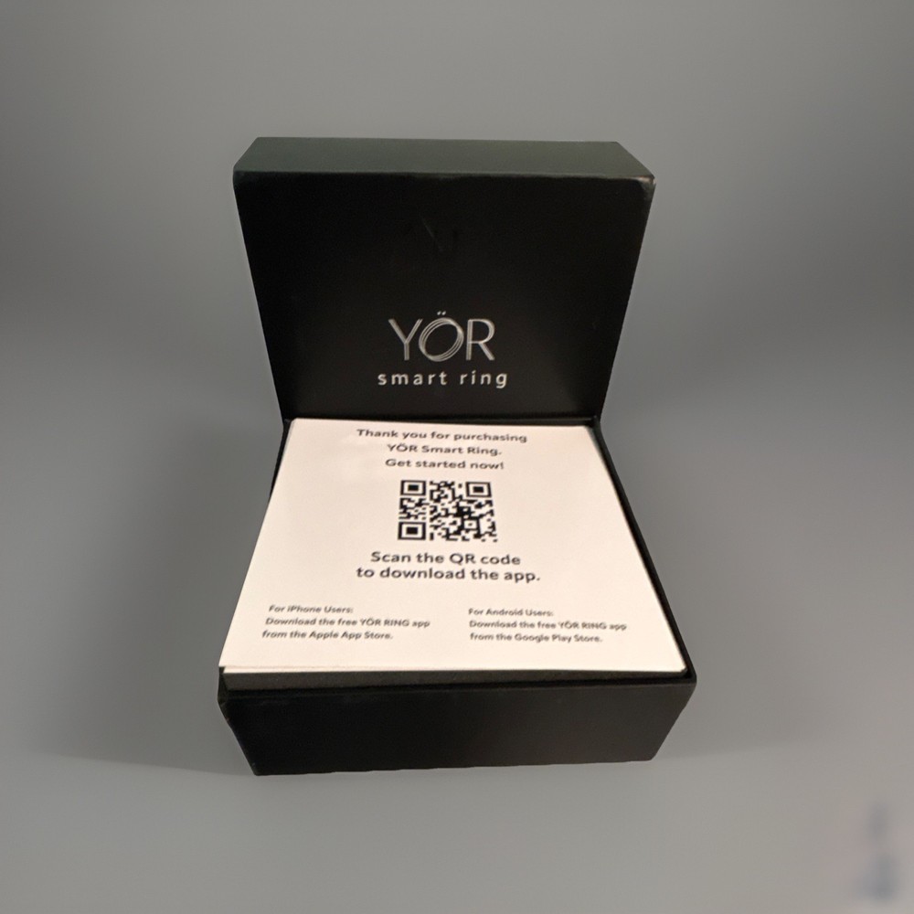YOR Smart Ring by LetsFit – Silver Size 9 – Open Box Unused – iOS/Android