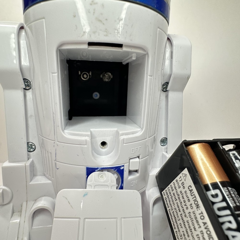 Star Wars R2-D2 Interactive Figure 2008 Hasbro Rolling Wheels Lights Sounds Toy