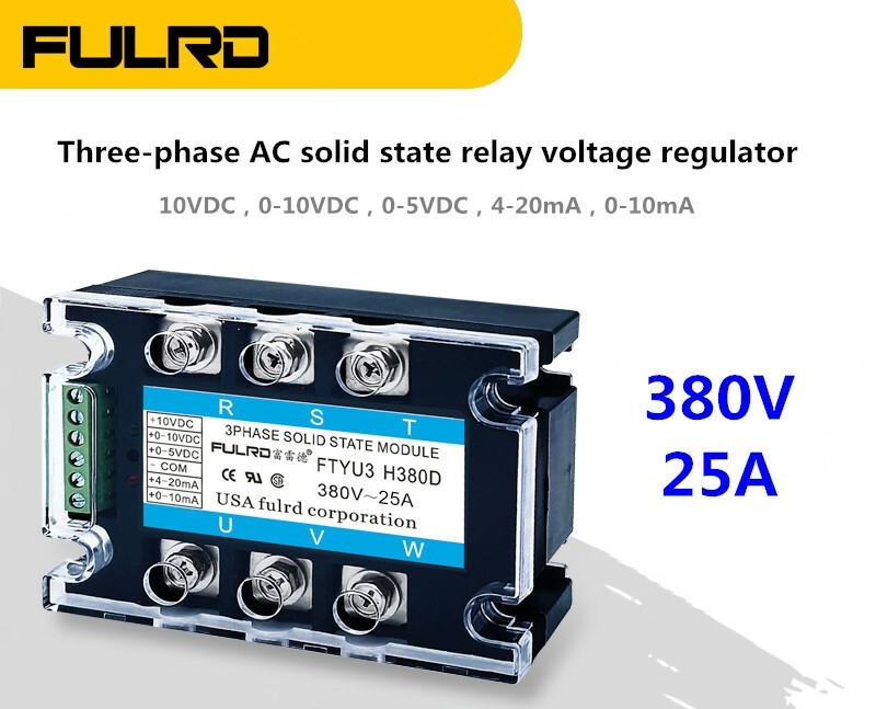 FTYU3 H380D 25A 380V FULRD three-phase AC solid state relay voltage regulator