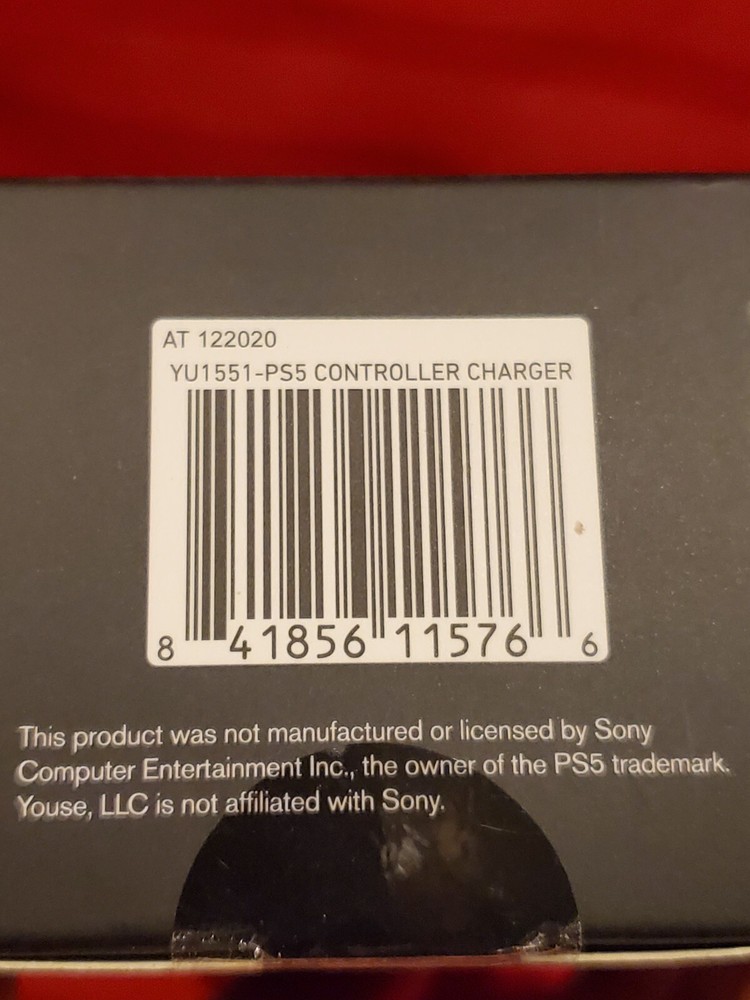 PS5 Controller Charger, DualSense PlayStation 5 Controller Charging Station Dock