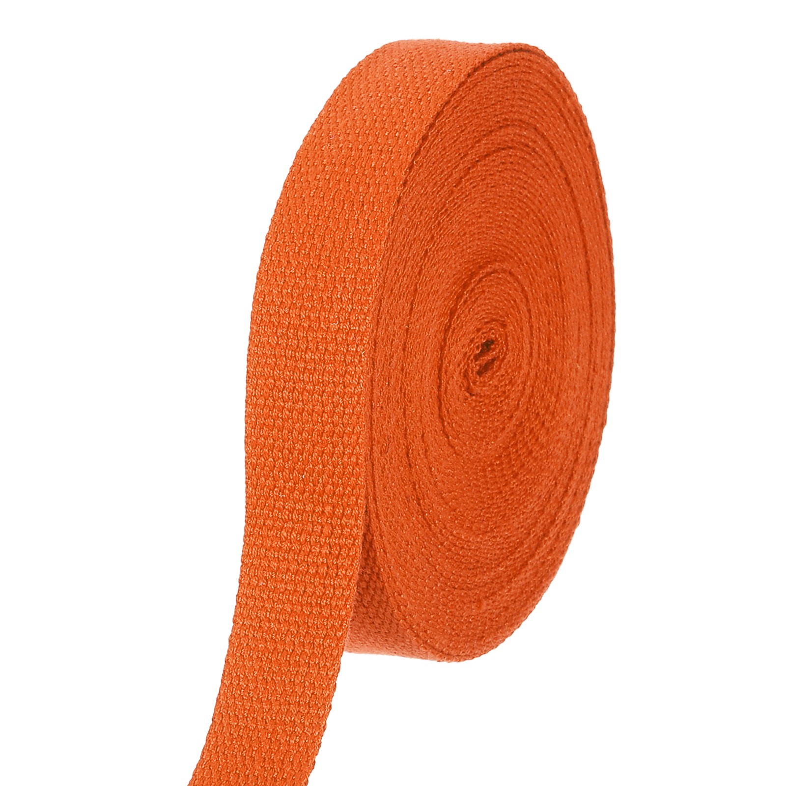 Cotton Webbing 1 Inch 11 Yard Polyester Cotton Webbing Strap Orange