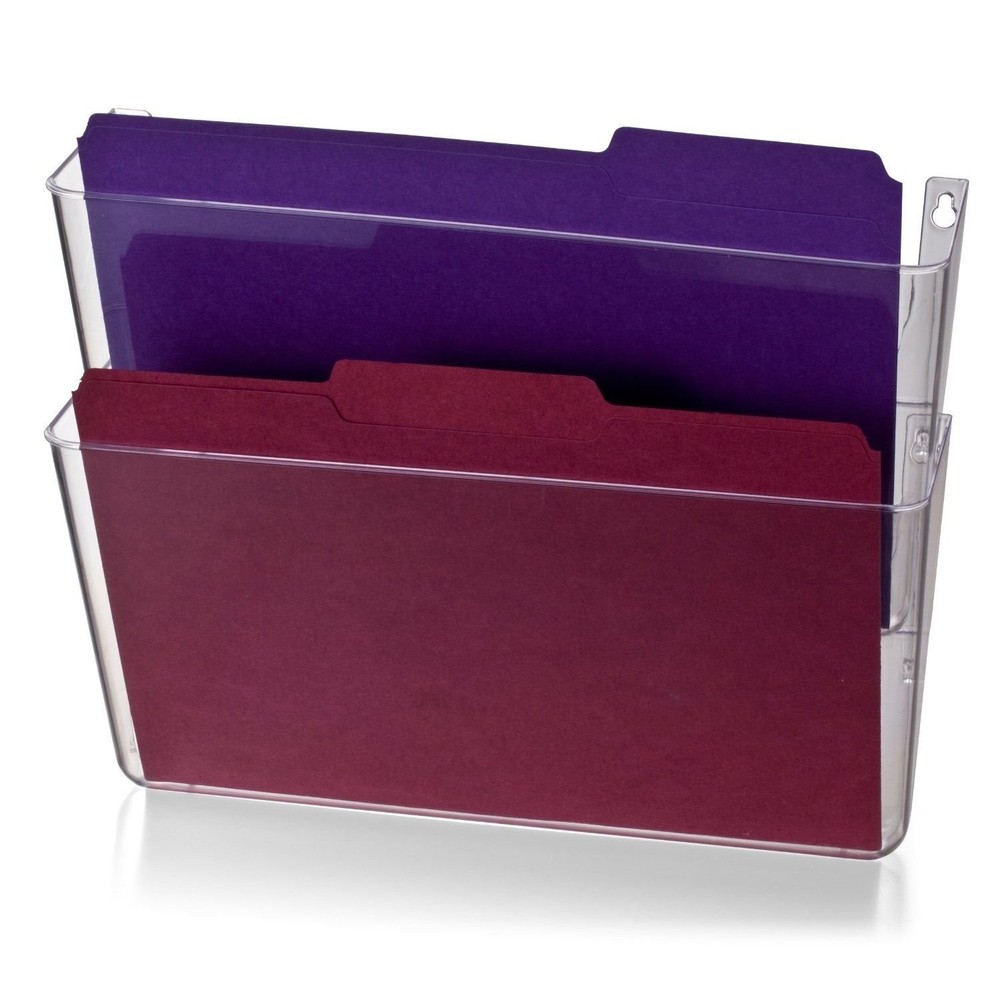 Wall Mountable SpaceSaving Files Office Document Storage Organizer 21404