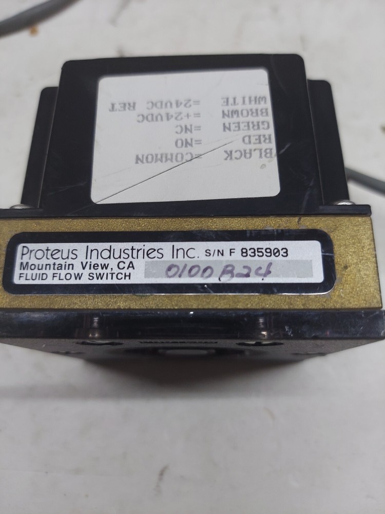 PROTEUS FLUID FLOW SWITCH 0100B24 4PC AVAILABLE MAKE OFFER B1 + B2