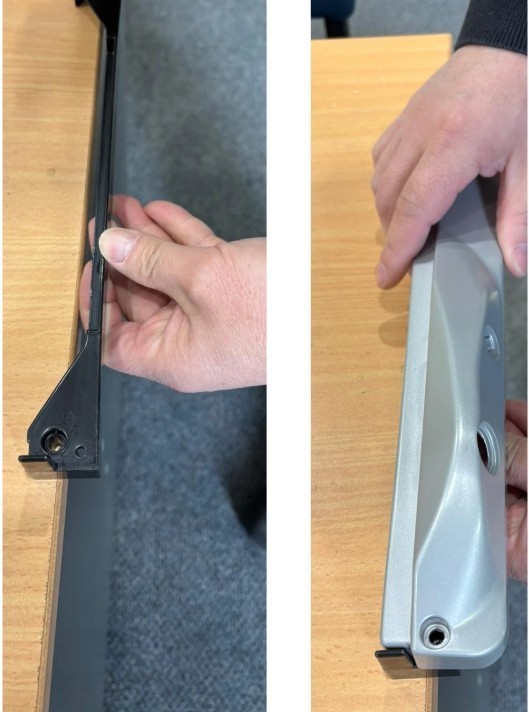 Window Winder Chainwinder Mounting Bracket Black 16mm