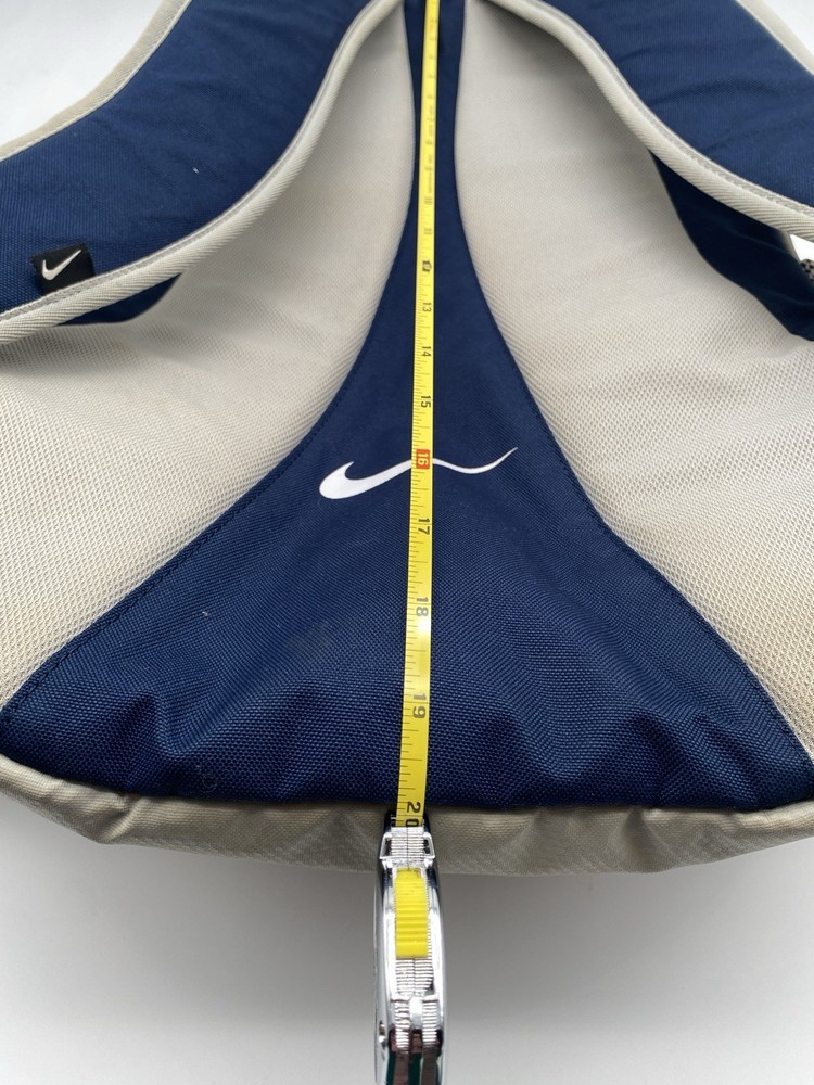 Nike Swingman Softball Baseball Backpack Multiple Pockets Gray /Blue
