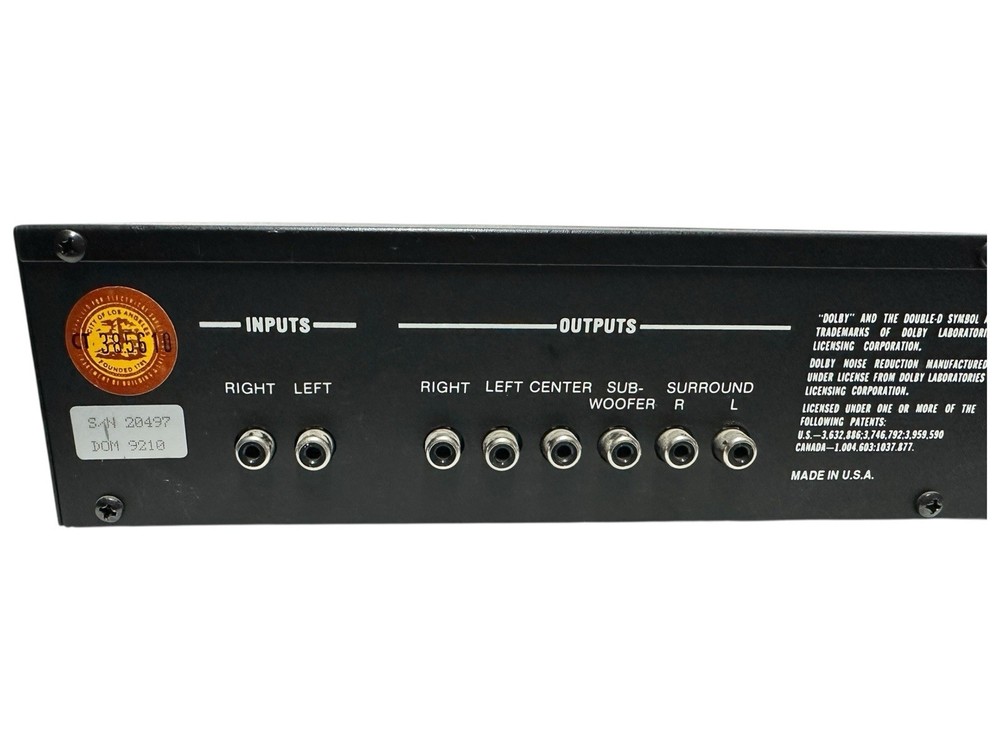 Paramount Pictures Theater FX3300 AV SURROUND SOUND DECODER (NO REMOTE) UNTESTED