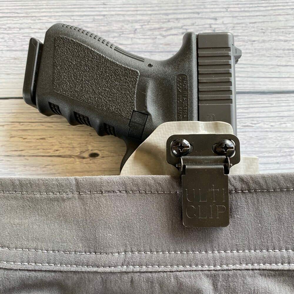 Ulticlip - UltiTuck Holster Clip, Tuckable, Adjustable, Beltless, IWB