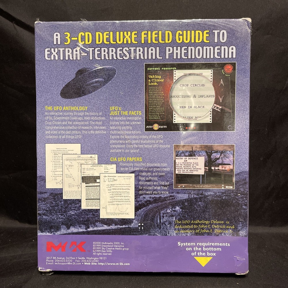 THE UFO ANTHOLOGY DELUXE 3 CD SET