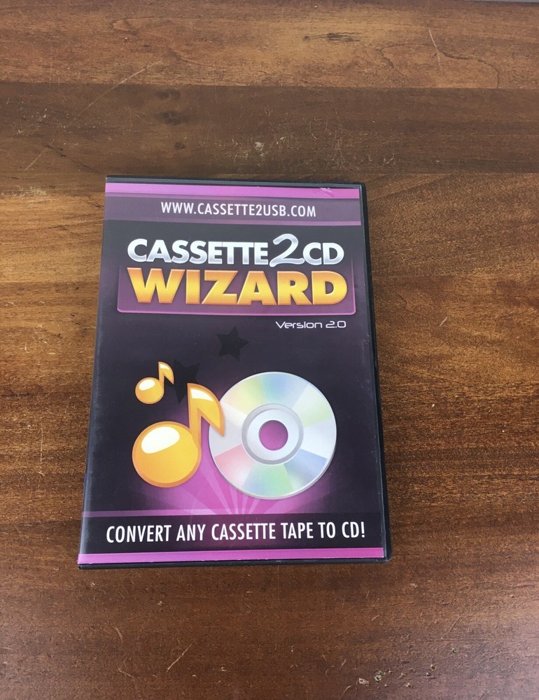 Cassette 2 Cd Wizard Version 2 Software Only Compatible with Windows 8 Pre Owned