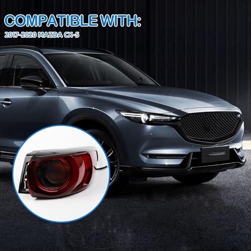 LED Passenger Side Tail Light Assembly Outer Compatible With 2017-2020 Right