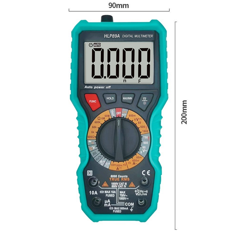 ABS Material Digital Multimeter NCV Multimeter High-precision Measurement