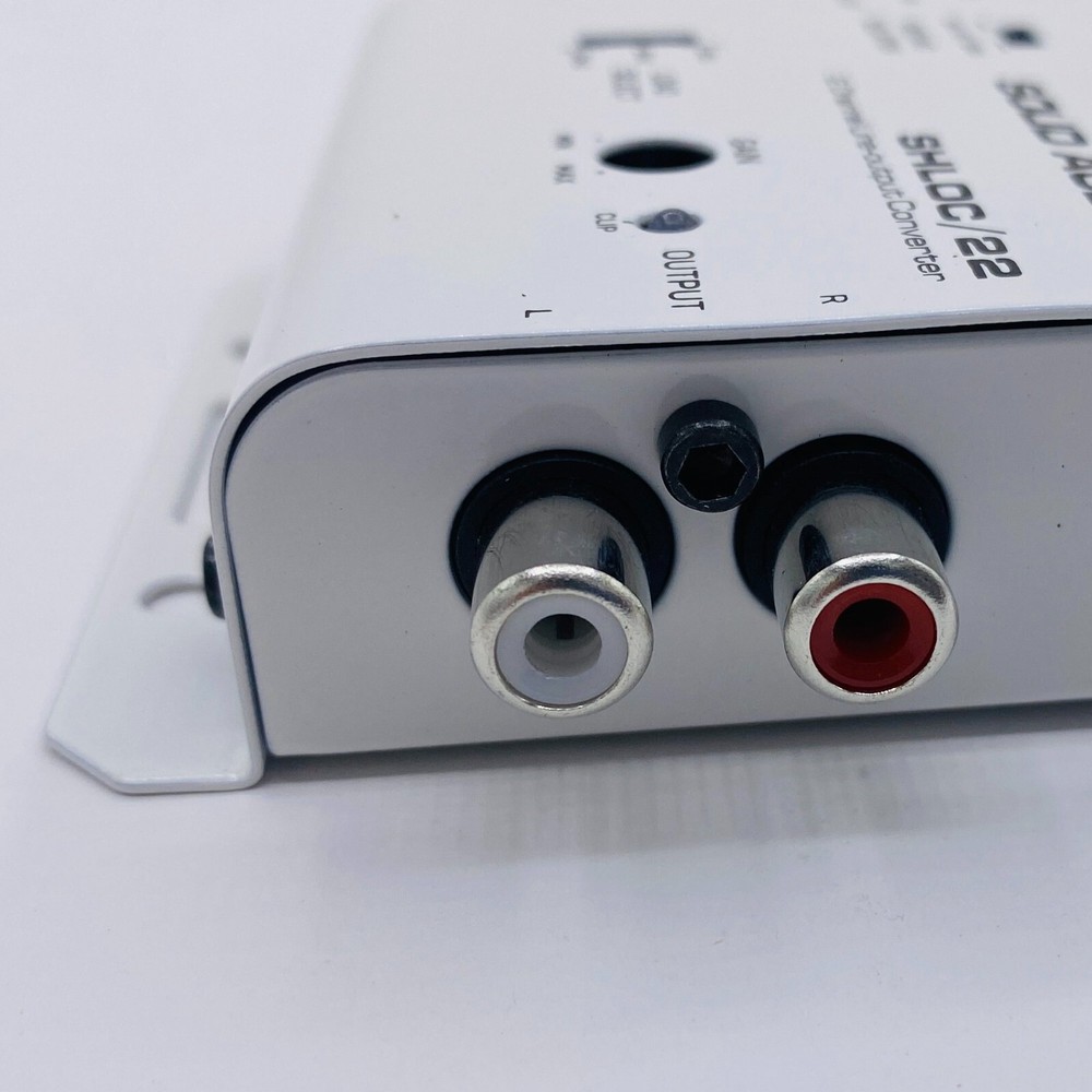 Solid Audio 2-Channel Active Line Output Converter with Auto Turn On SHLOC/22