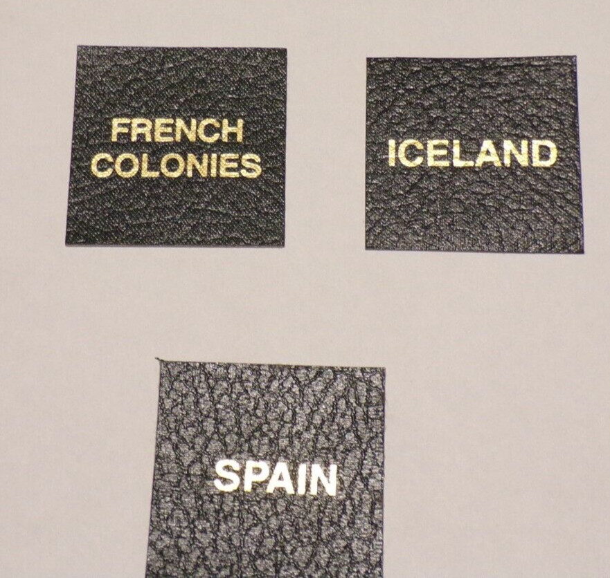 Gold Label for Scott National green Albums (E151)