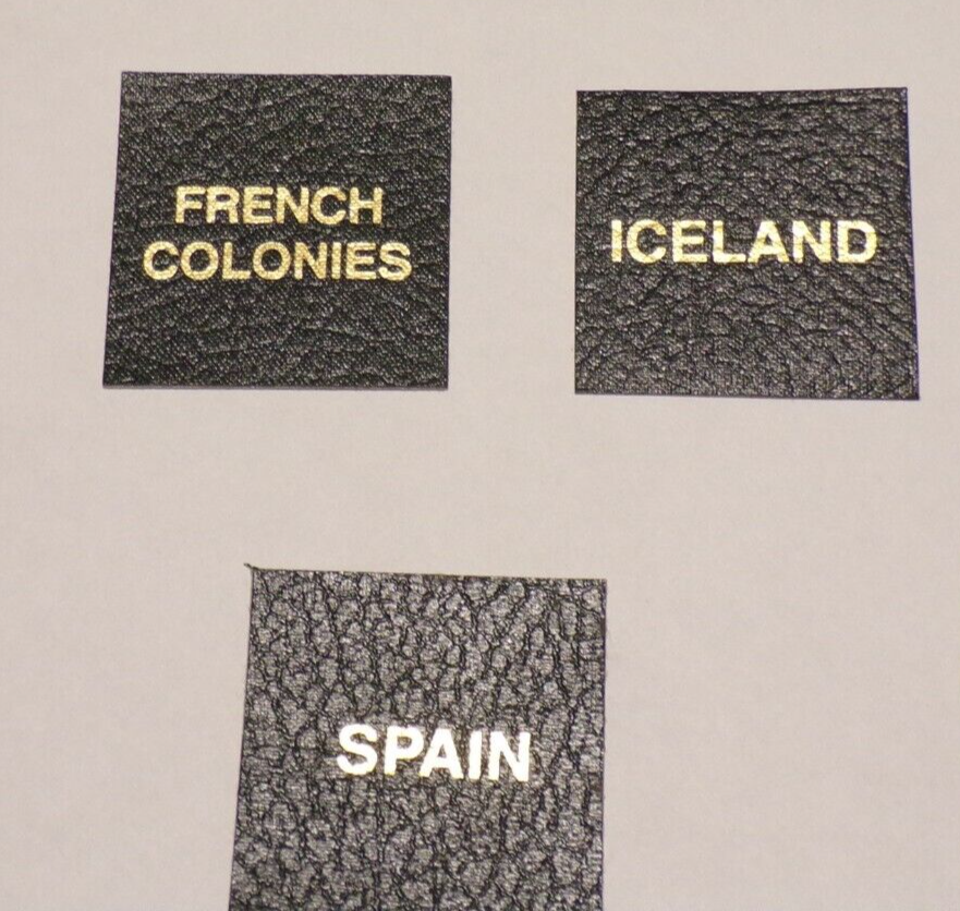 Gold Label for Scott National green Albums (E151)