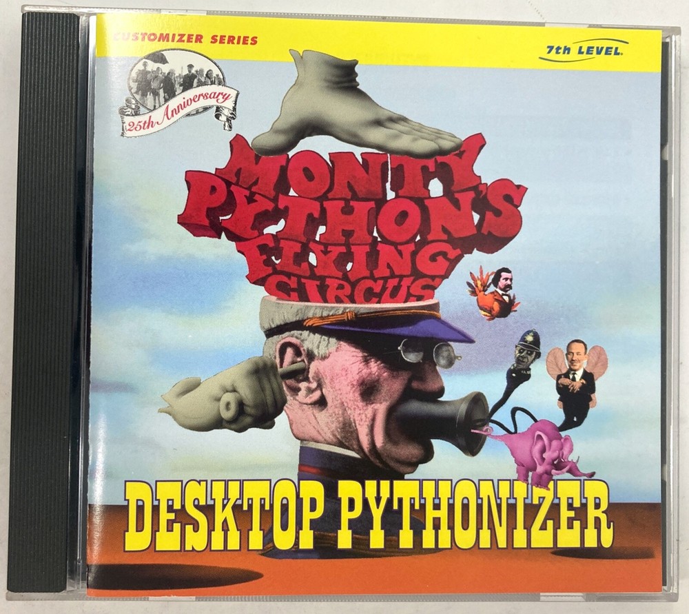 Monty Python's Flying Circus: 1995 PC Desktop Pythonizer Wallpapers/Screensavers