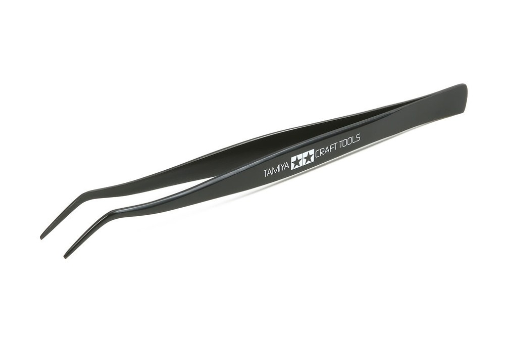 Tamiya Craft Tools 74003 Angled Tweezers