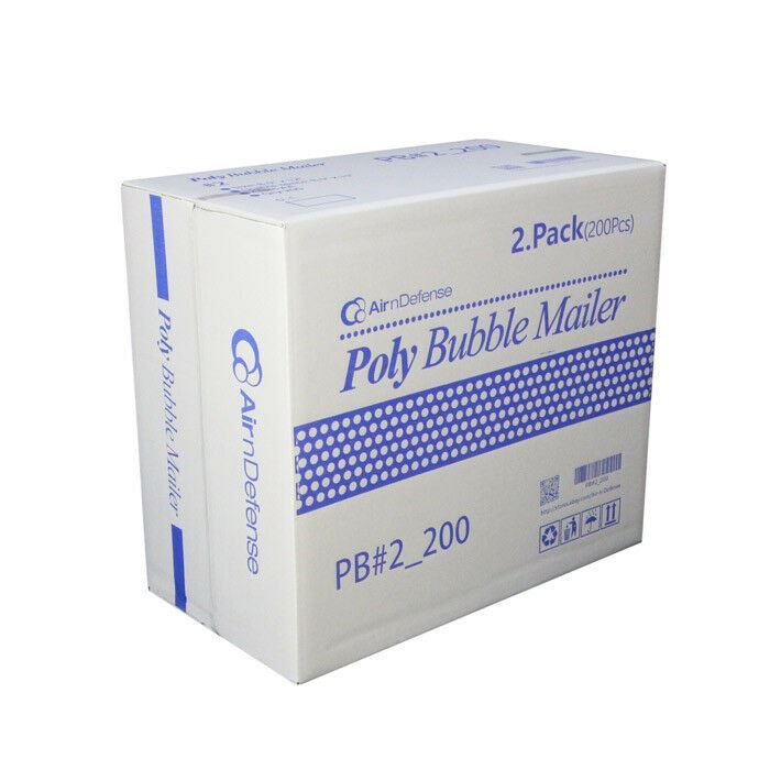 #2 8.5x12 Poly Bubble Padded Envelopes Mailing Mailers Shipping Bags AirnDefense