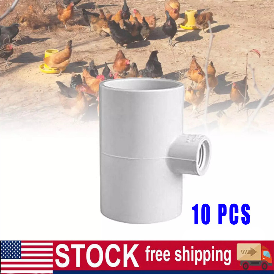 Poultry Water Dispenser Accessories Chicken Drinking Three-way Connection Tool