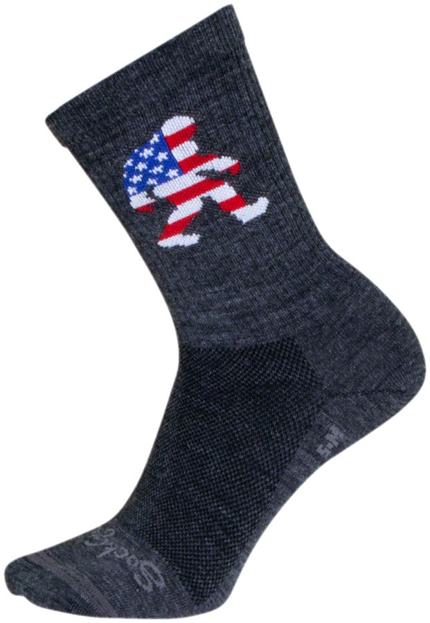 SockGuy Big Foot Wool Socks - 6", Small/Medium