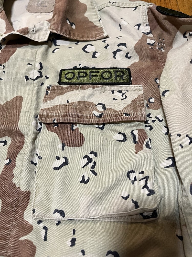 Extremely Rare Experimental OpFor Chocolate Chip Desert DBDU Desert Uniform